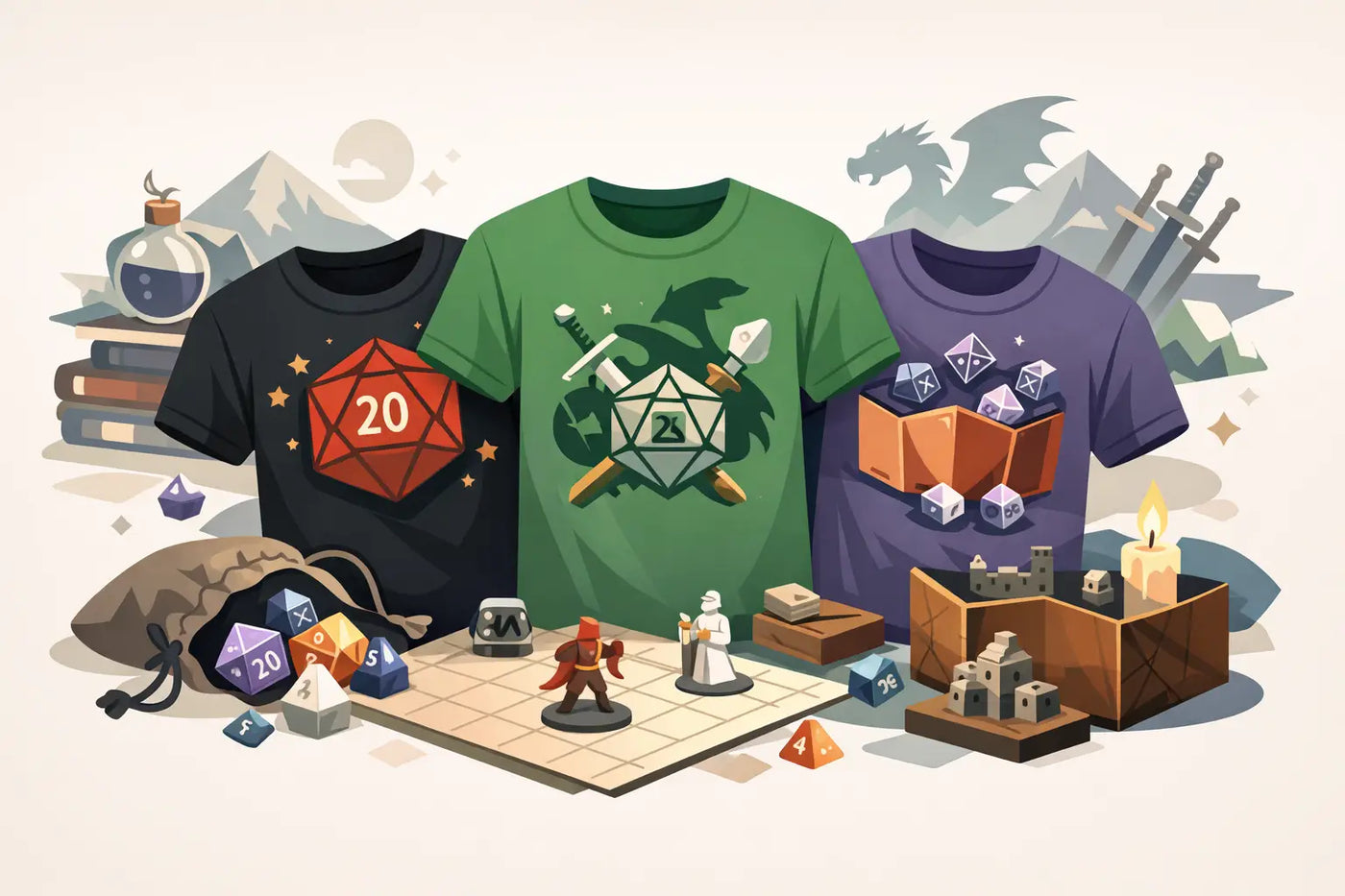 12 Best Shirts for Tabletop Gamers