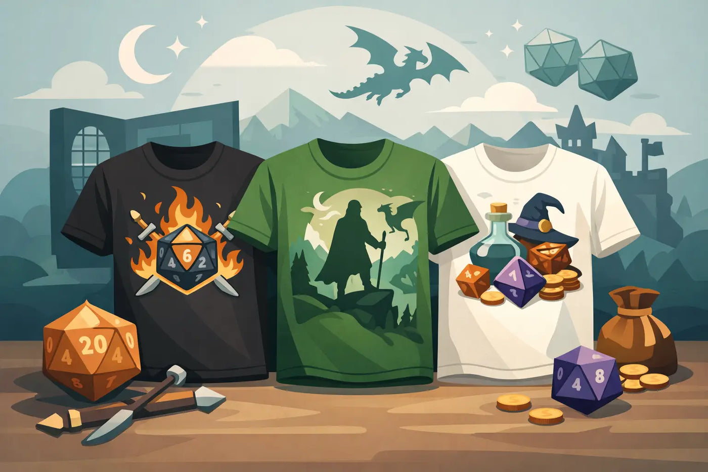 How to Choose RPG Graphic Tees That Roll Well
