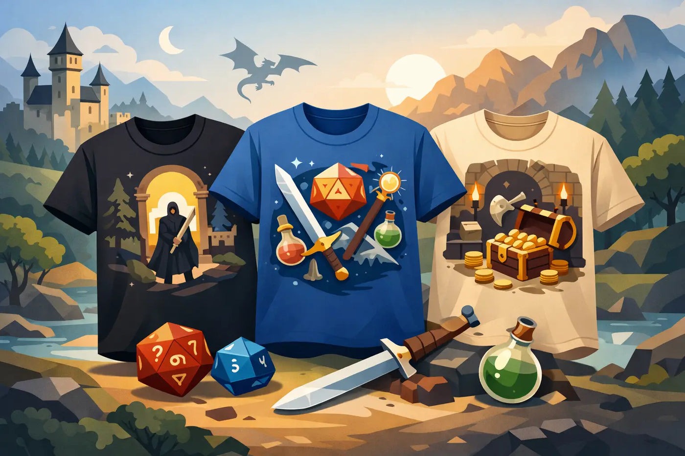 RPG Graphic Tees That Actually Feel Playable