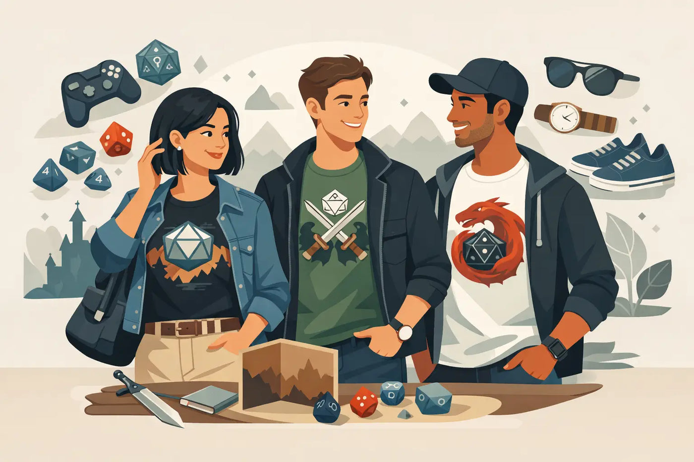 How to Style Tabletop Gaming Shirts Well
