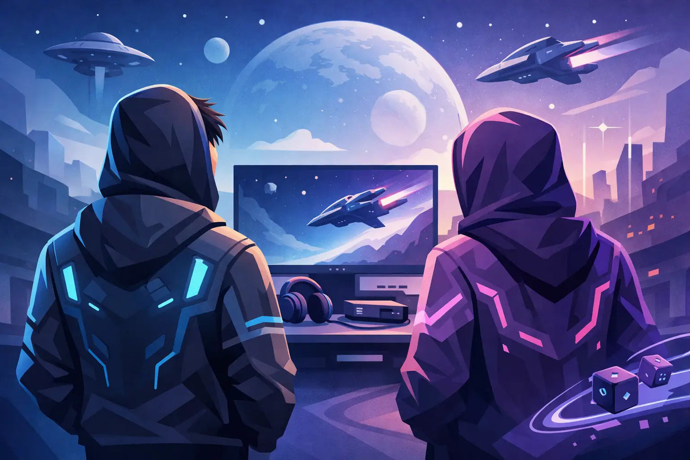 Sci Fi Gamer Hoodies for Game Night and Beyond