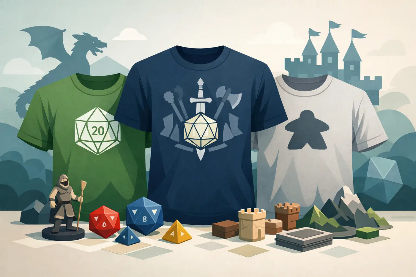 Tabletop Gaming Shirts That Actually Fit